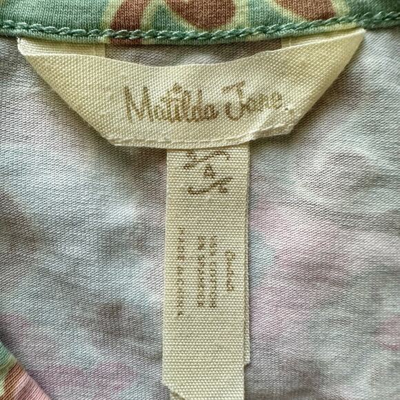 Matilda Jane Happy & Free Green Paisley Growing Season Sleeveless Pearl Dress 4 - Picture 8 of 9